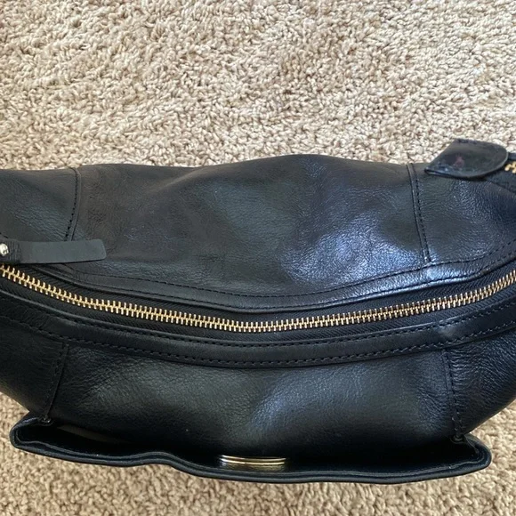 Kate Spade Womenʼs Black Boho Leather Handbag Shoulder Bag/Purse Polka Dot Lined - Picture 8 of 15